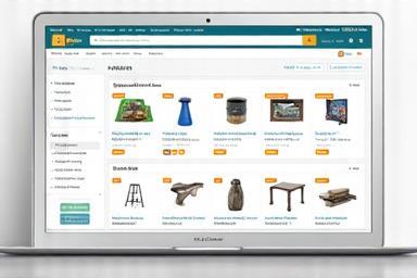 Screenshot showing product catalog view on the platform.